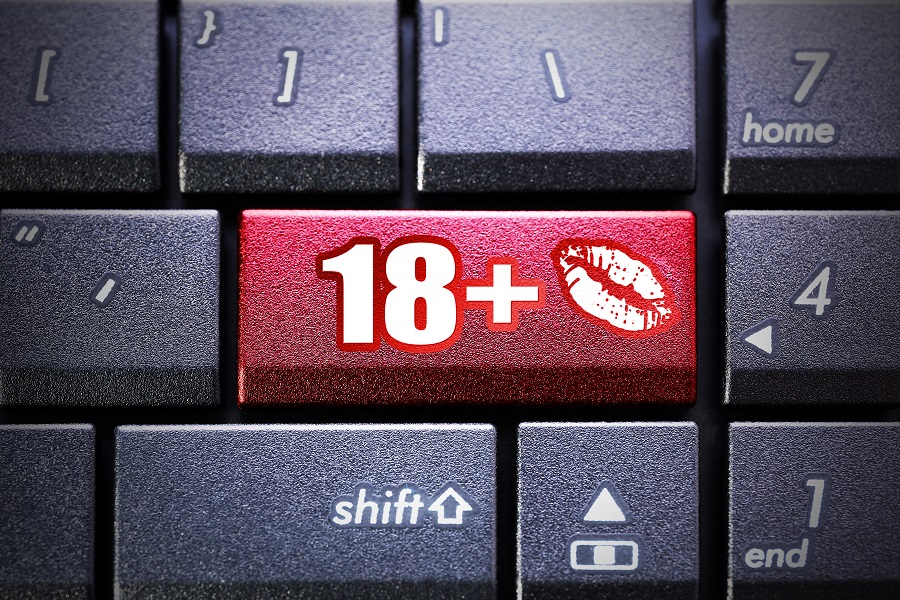 18+ button on the computer keyboard